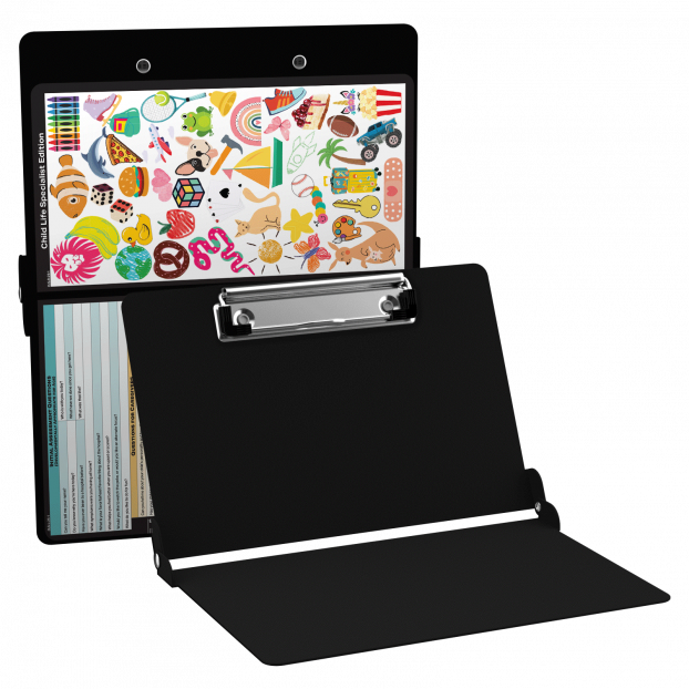 WhiteCoat Clipboard® - Blackout Child Life Specialist Edition